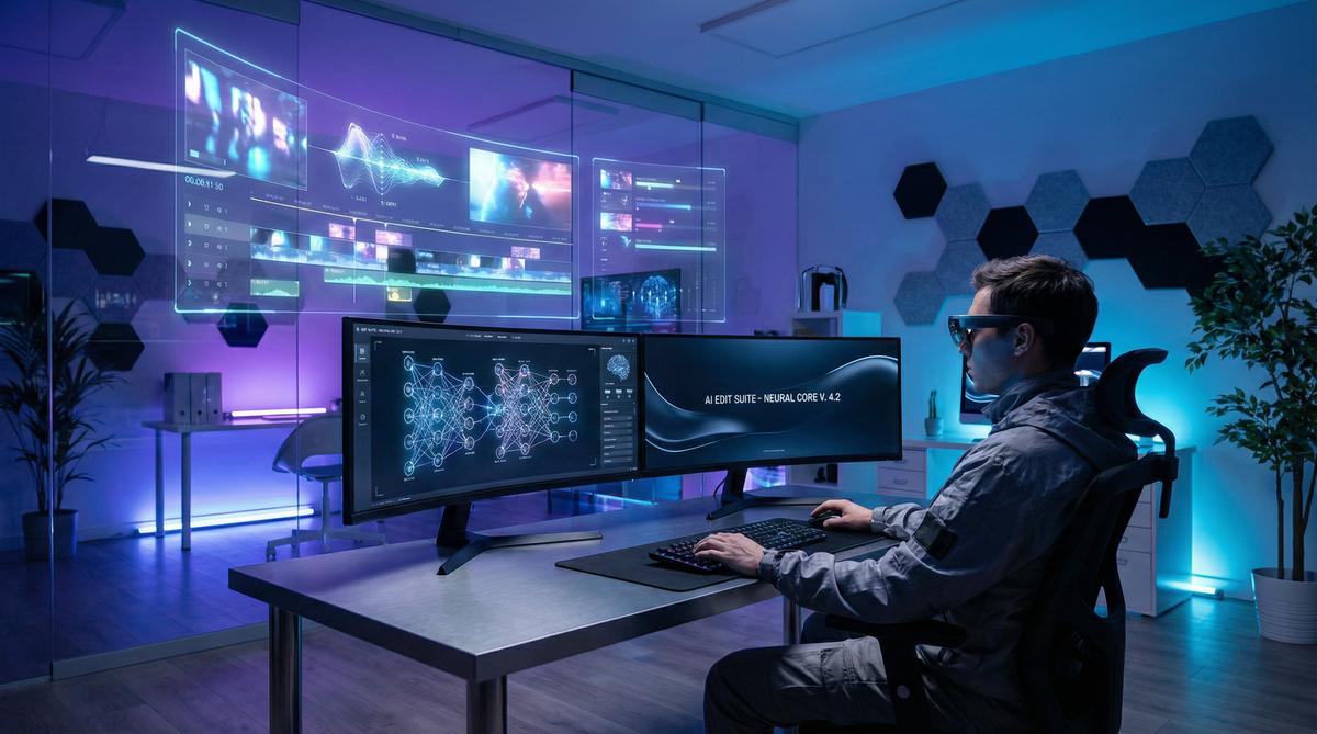 含羞草黄AI视频剪辑工作室